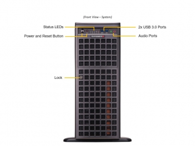 Serwer Supermicro SYS-741GE-TNRT 4U GPU Redudant 
